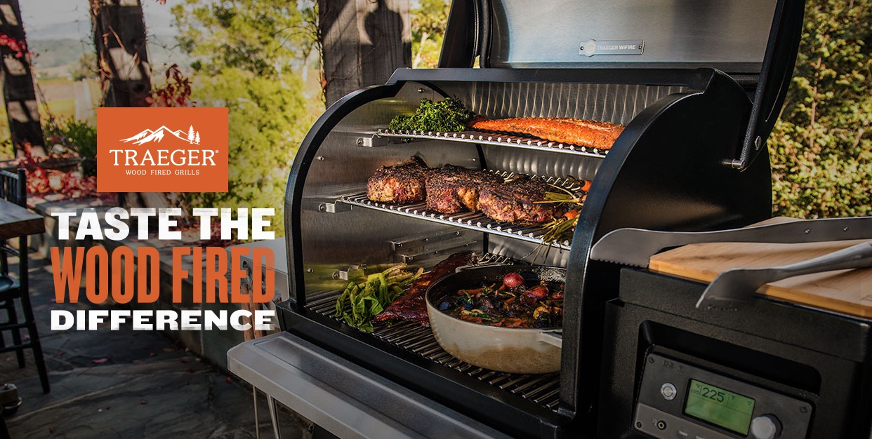 TRAEGER WOOD FIRED GRILLS