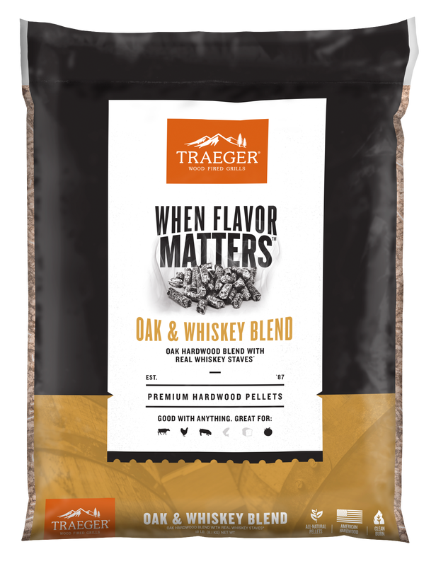 TRAEGER | Oak and Whiskey Blend Pellets 