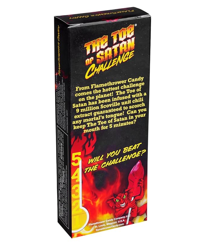 Flamethrower Candy Company | The Toe Of Satan