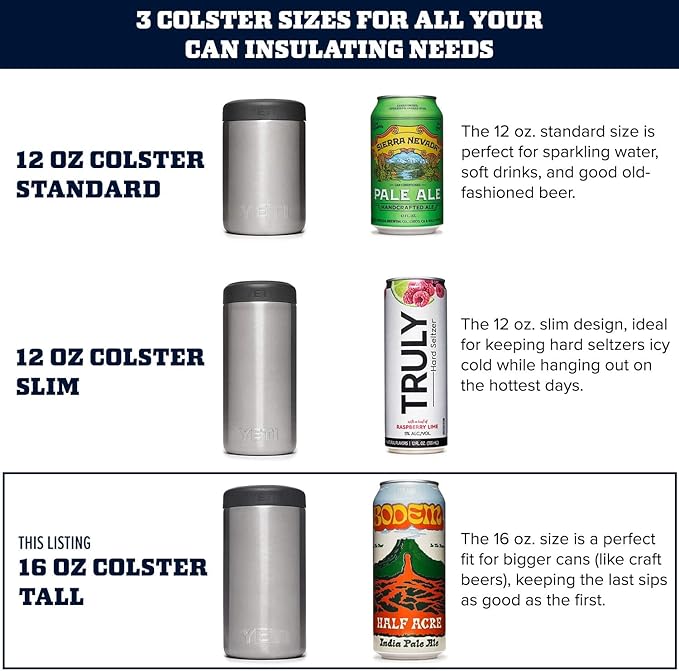 YETI RAMBLER® 16 OZ COLSTER® TALL CAN COOLER