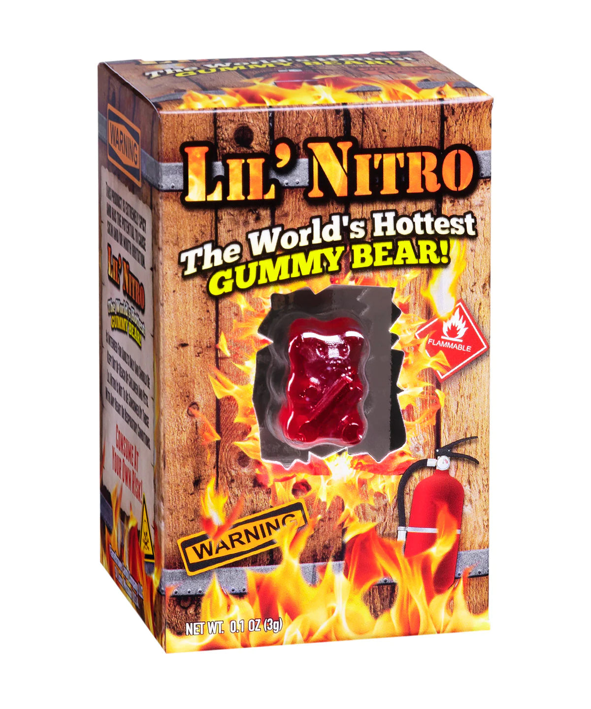 Flamethrower Candy Company | Lil' Nitro: The Worlds Hottest Gummy Bear!