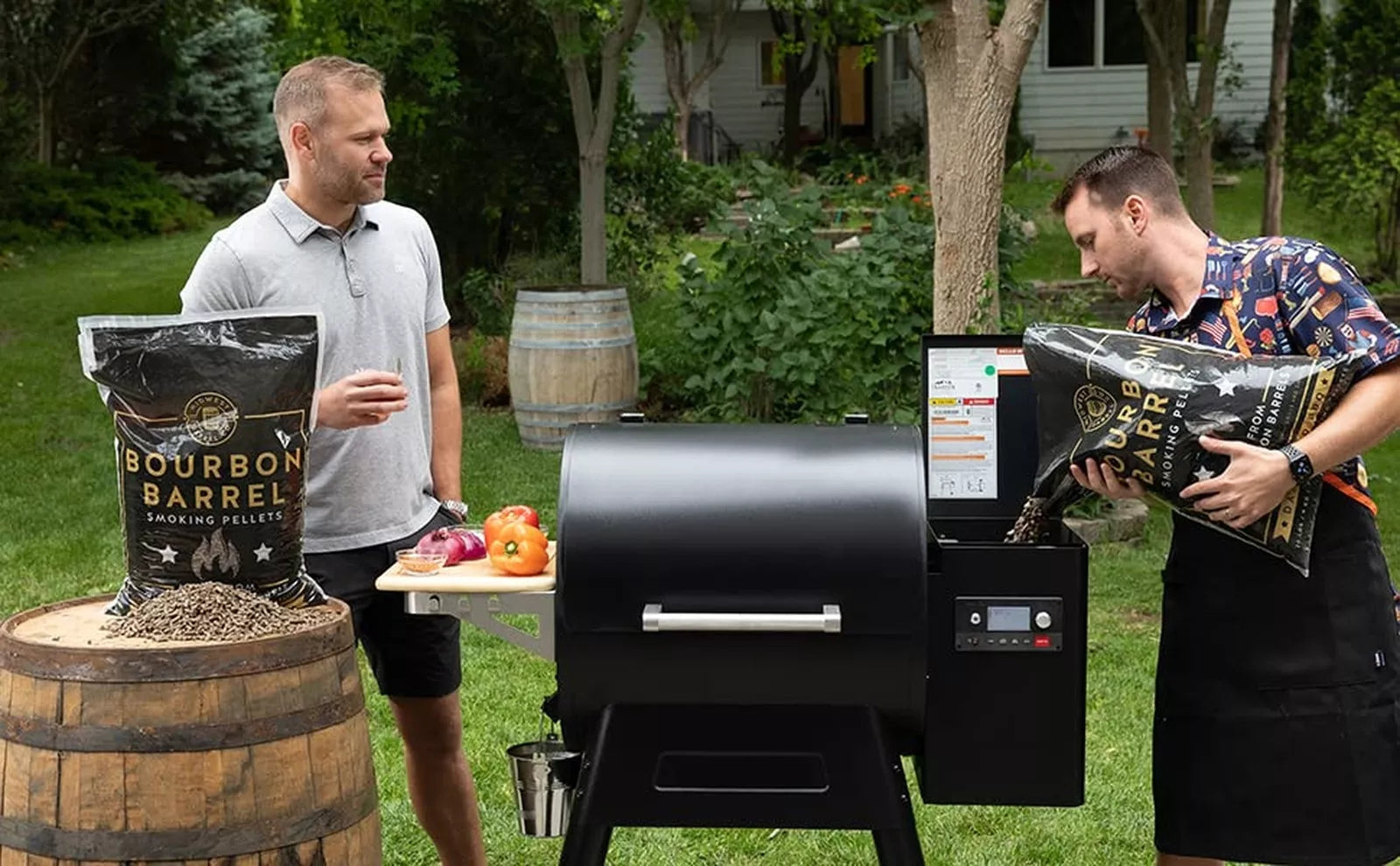 Midwest Barrel Company | Bourbon Barrel BBQ Smoking Wood Pellets