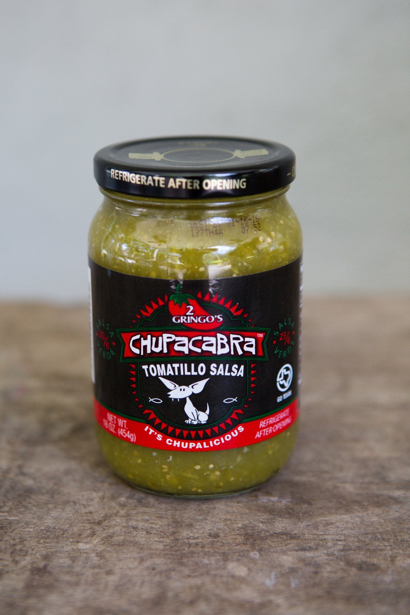 2 Gringos Chupacabra | Tomatillo Salsa